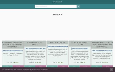 iftin login - General Information about Login - logen