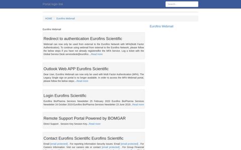 [LOGIN] Eurofins Webmail FULL Version HD Quality Webmail ...