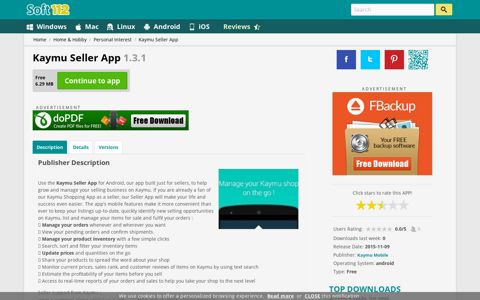 Kaymu Seller App 1.3.1 Free Download