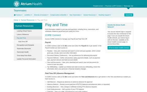 Pay and Time - Atrium Health