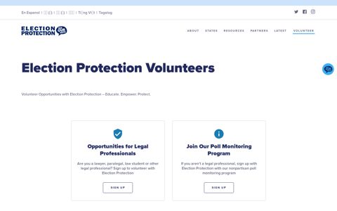 Election Protection Volunteers - Election Protection