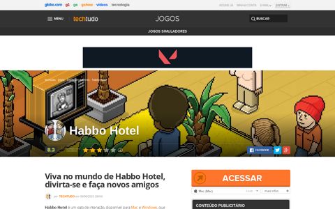 Habbo Hotel | Jogos | Download | TechTudo