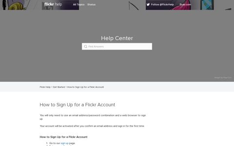 How to Sign Up for a Flickr Account featured - Flickr Help