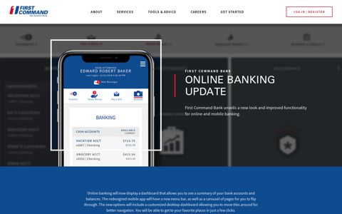 Online Banking Update | First Command
