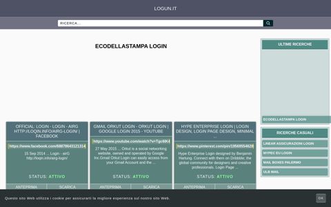 ecodellastampa login - Panoramica generale di accesso, procedure ...