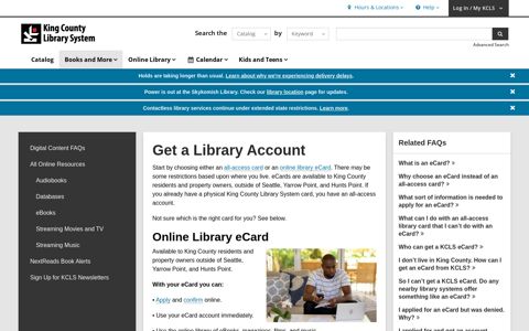 Get a Library Account | King County Library System