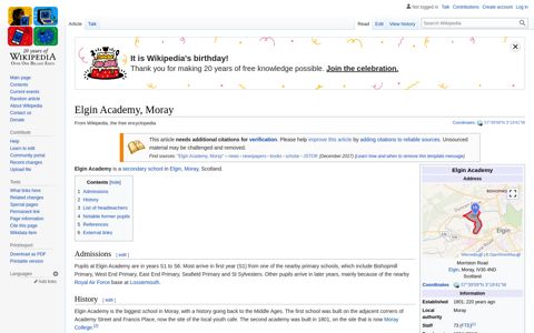Elgin Academy, Moray - Wikipedia