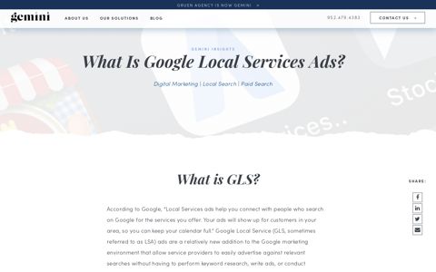 What Is Google Local Services Ads? | Gemini AMS