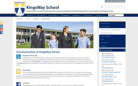 Communication at KingsWay School