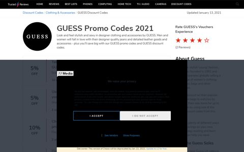 5% Off For December 2020 | GUESS Promo Codes | Trusted ...