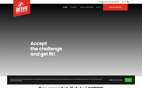 GETFIT Club - Accept the challenge and get fit!
