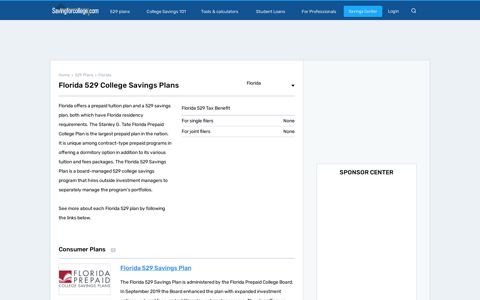 Florida (FL) 529 College Savings Plans - Saving for College