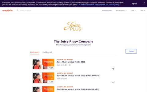 The Juice Plus+ Company Events | Eventbrite