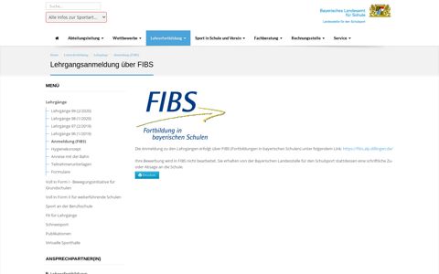 Anmeldung (FIBS) - LASPO - Bayerisches Landesamt für ...