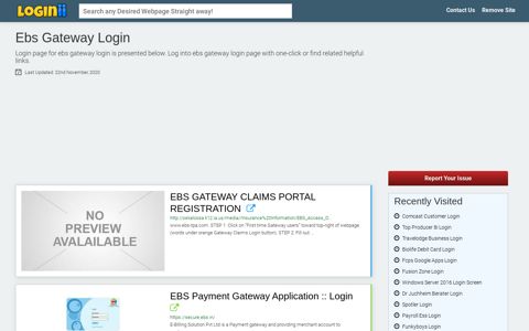 Ebs Gateway Login - Loginii.com