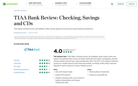 TIAA Bank Review: Checking, Savings and CDs - NerdWallet