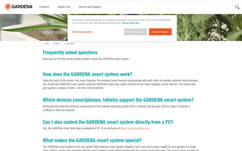 FAQ GARDENA smart system