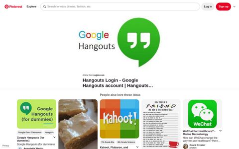 Hangouts Login - Google Hangouts account | Hangouts App ...