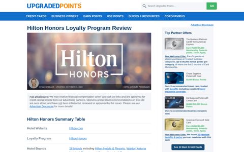 Hilton Honors Loyalty Program: In-Depth Review [2020]