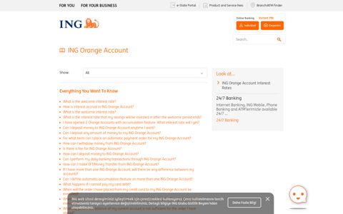 ING Orange Account | ING