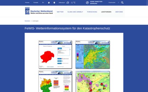 FeWIS- Wetterinformationssystem für den ... - DWD