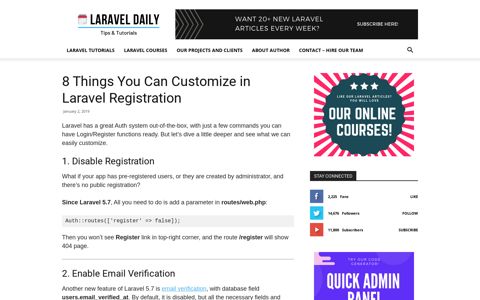 8 Things You Can Customize in Laravel Registration - Laravel ...