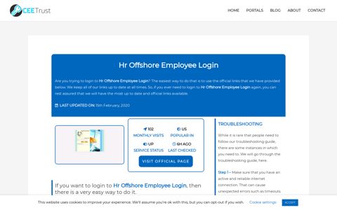 Hr Offshore Employee Login - Find Official Portal - CEE Trust