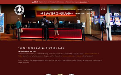 Players Club Rewards | Turtle Creek Casino & Hotel