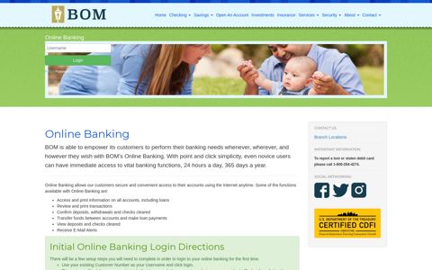 Online Banking BOM Bank