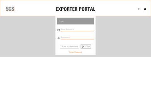 Exporter Portal