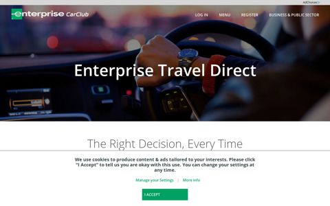 Enterprise Travel Direct | Enterprise Car Club