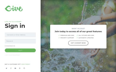 GiveWP Login | WordPress Donation Plugin Account Access