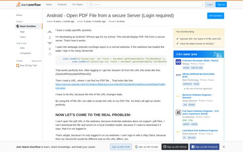 Android - Open PDF File from a secure Server (Login required ...
