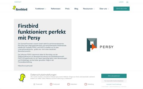 Persy Integration | Firstbird