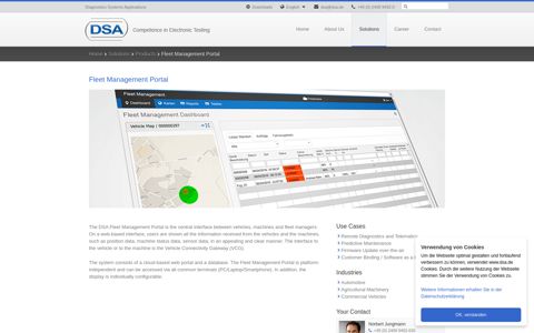 Fleet Management Portal - DSA GmbH