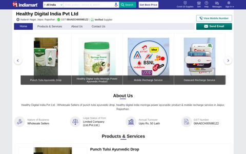 Healthy Digital India Pvt Ltd, Jaipur - Wholesale Sellers of ...