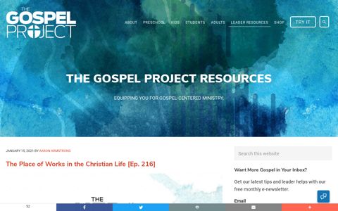 Leader Resources - The Gospel Project