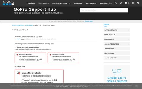 Where Can I Sign Up for GoPro Plus? - GoPro Support Hub