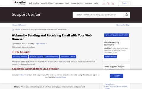 Webmail - InMotion Hosting