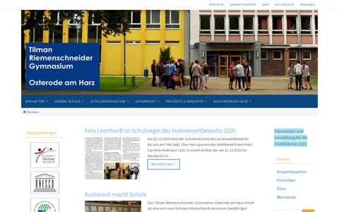 Tilman-Riemenschneider-Gymnasium Osterode am Harz – TRG