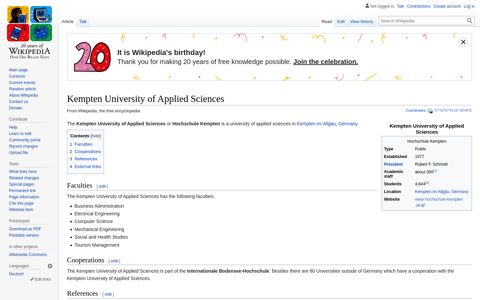 Kempten University of Applied Sciences - Wikipedia