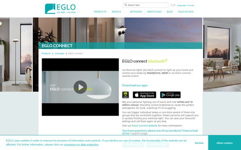EGLO connect / Concepts / Products - EGLO Lights International