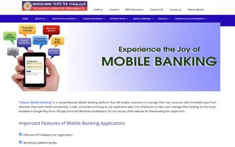 Mobile Banking – Gayatri Bank