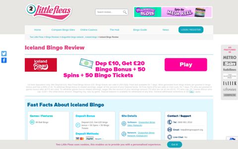 Iceland Bingo Review Review - Two Little Fleas