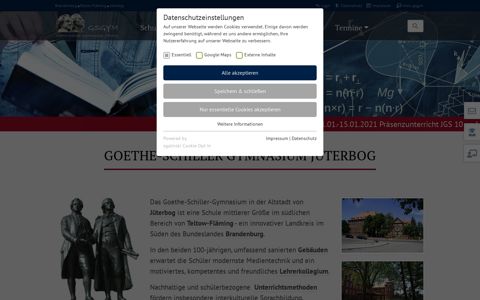 GSGYM Goethe-Schiller Gymnasium JÜTERBOG | Schule in ...