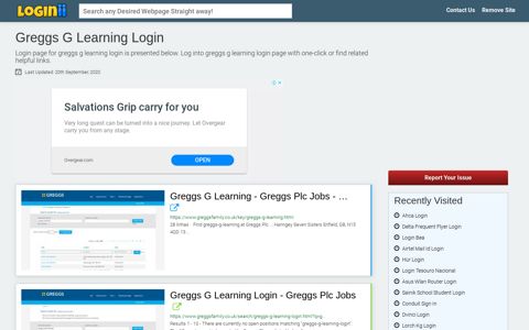 Greggs G Learning Login - Loginii.com