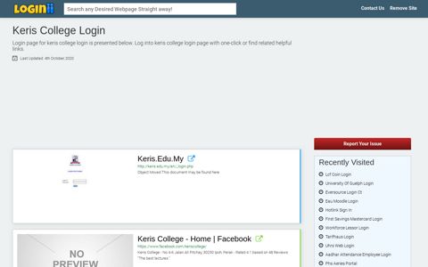 Keris College Login - Loginii.com