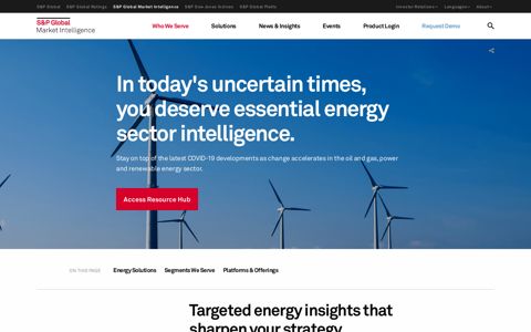 Energy Solutions | S&P Global Market Intelligence