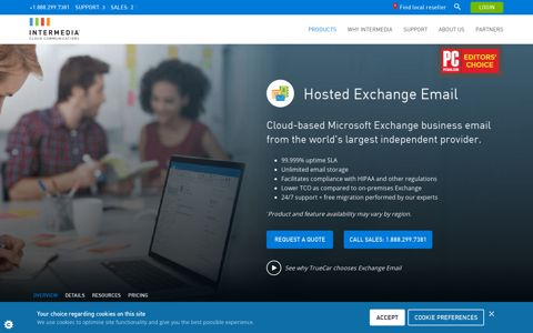 Microsoft Hosted Exchange for Hosted Email | Intermedia