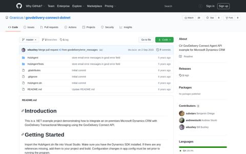 Granicus/govdelivery-connect-dotnet: C# ... - GitHub